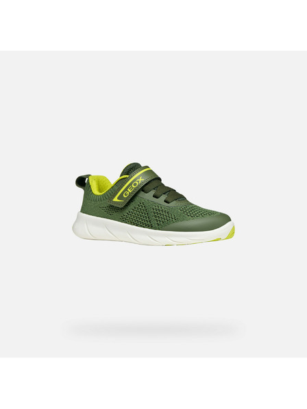 Geox Adidași verzi pentru băieți Geox Foot-Run