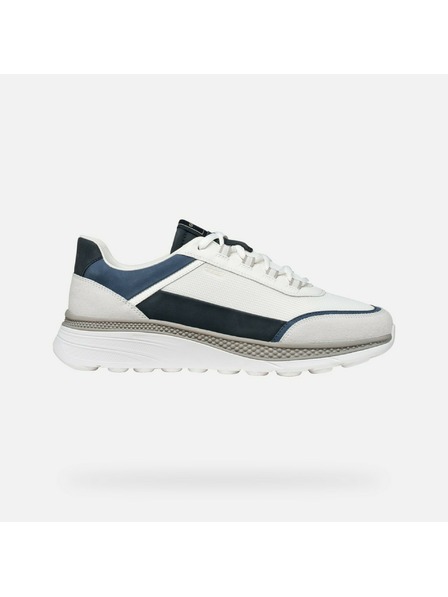 Geox Adidași albi pentru bărbați Geox Spherica Actif X1