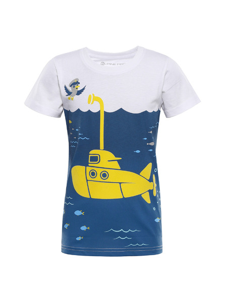 ALPINE PRO Tricou copii cu uscare rapidă ALPINE PRO REJO 2 alb varianta pa