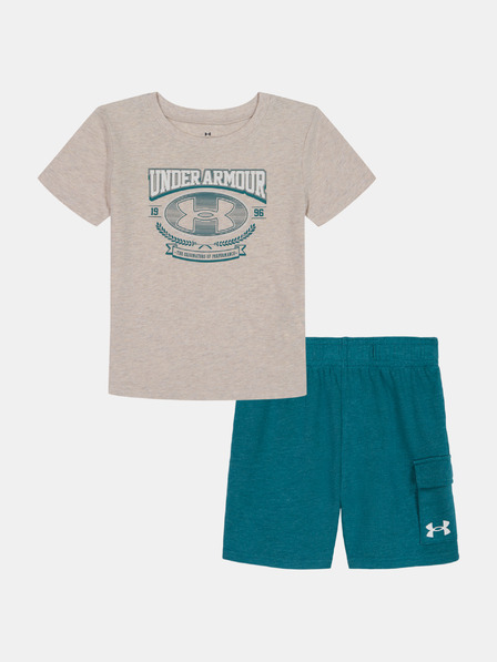 Under Armour Set băieți Under Armour UA CARGO SHORT SET-BRN