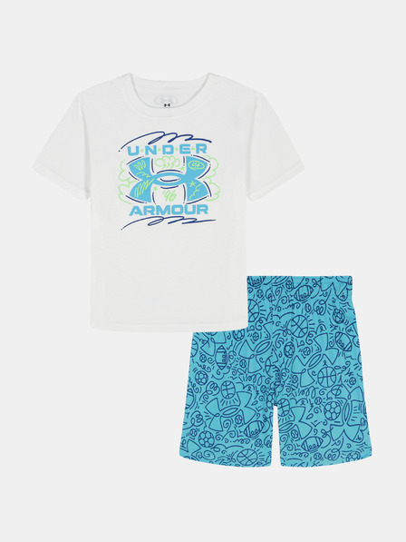 Under Armour Set băieți Under Armour UA TECH PRINTED SS SET