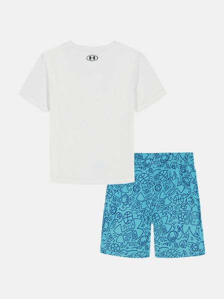 Under Armour Set băieți Under Armour UA TECH PRINTED SS SET
