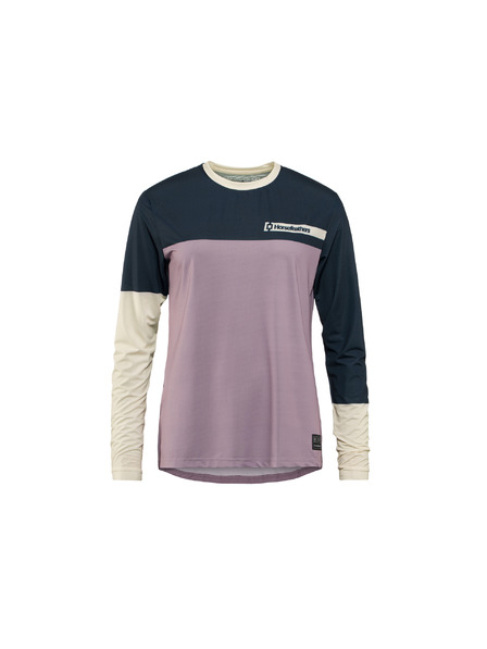 Horsefeathers Tricou Bike Quantum W LS - indigo/iris