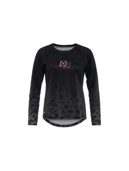 Horsefeathers Tricou Bike Deco LS - black/cheetah