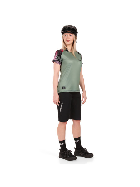 Horsefeathers Tricou Bike Deco - iceberg green/hawaii