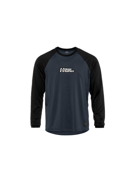 Horsefeathers Jersey Bike Spike LS - indigo/black