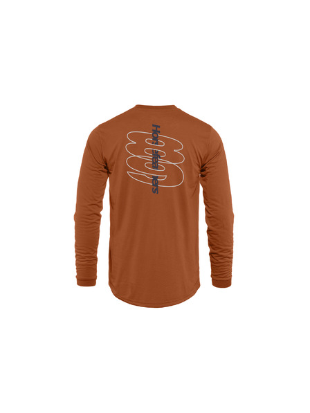 Horsefeathers Tricou Bike Fury LS - rust