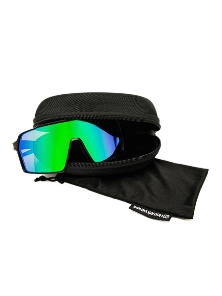 Horsefeathers Ochelari ciclism Neutron - matt black/mirror green