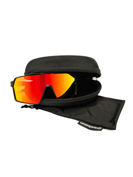 Horsefeathers Ochelari ciclism Neutron - matt black/mirror red