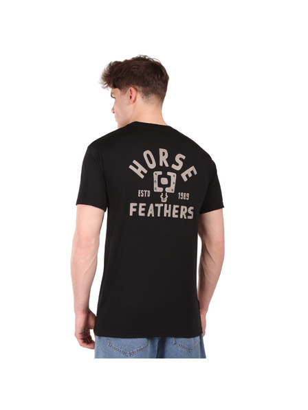 Horsefeathers Tricou funcțional Pedal - negru
