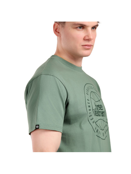 Horsefeathers Tricou Global - verde gheață