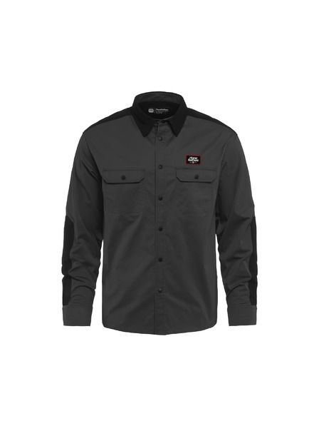 Horsefeathers Cămașă tehnică pentru bicicletă Prom - gri închis