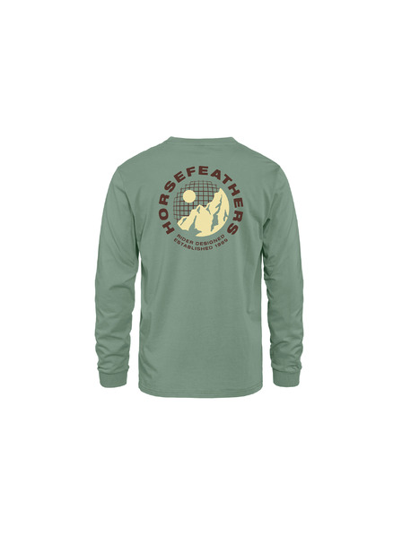 Horsefeathers Tricou Altitude LS - iceberg green
