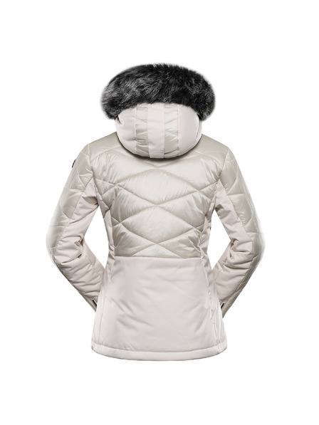ALPINE PRO Jachetă de schi pentru femei cu membrană ptx snow ALPINE PRO NADDRA moonbeam
