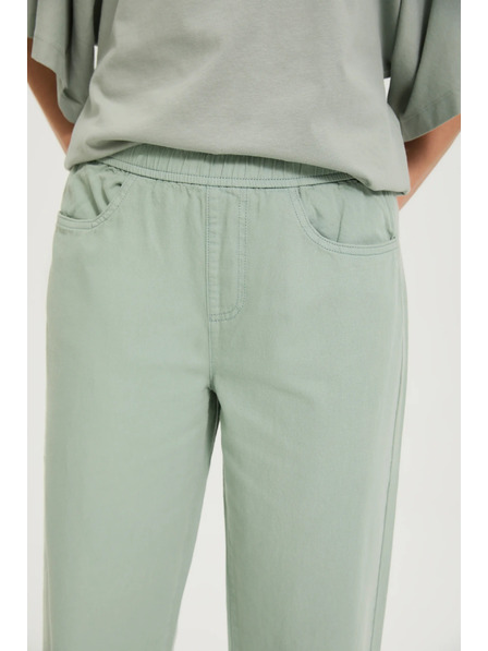 Moodo Blugi cu picioare largi kaki Moodo