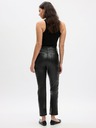 GAP Pantaloni High Rise din piele ecologică GAP