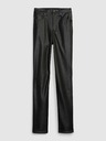 GAP Pantaloni High Rise din piele ecologică GAP