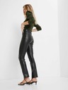 GAP Pantaloni High Rise din piele ecologică GAP