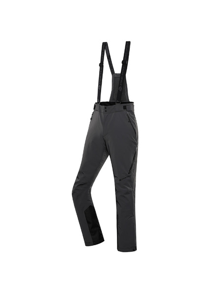 ALPINE PRO Pantaloni de schi cu membrană ptx snow pentru bărbați ALPINE PRO WERAD gri adevărat închis