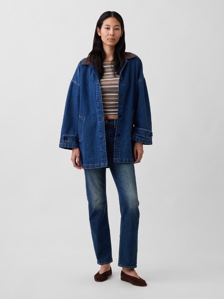GAP Palton din denim oversize GAP