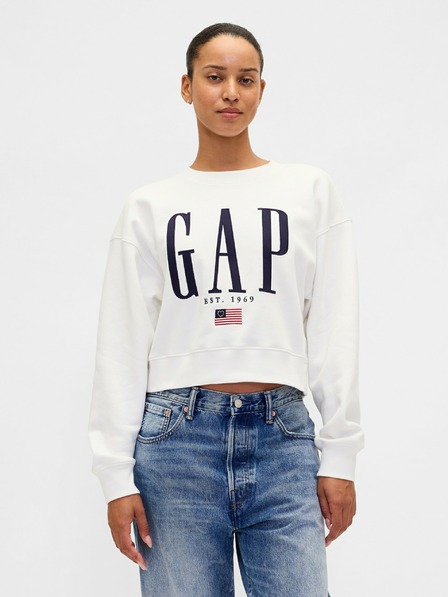 GAP Bluză oversize Logo VintageSoft GAP