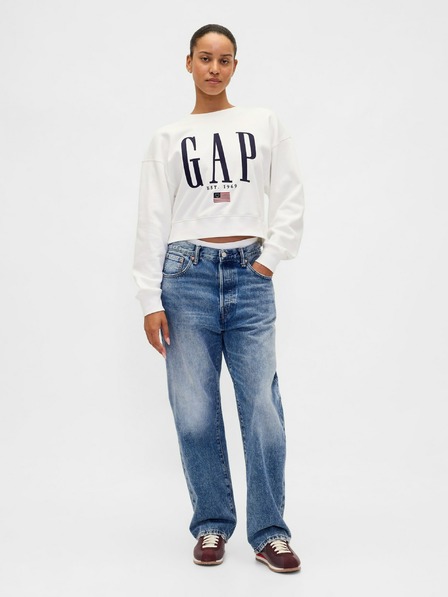 GAP Bluză oversize Logo VintageSoft GAP