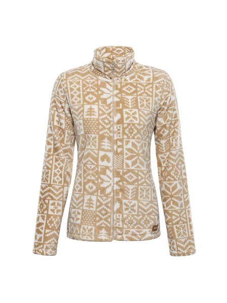 ALPINE PRO Hanorac fleece cu supratherm pentru femei ALPINE PRO EFLINA white pepper varianta pa