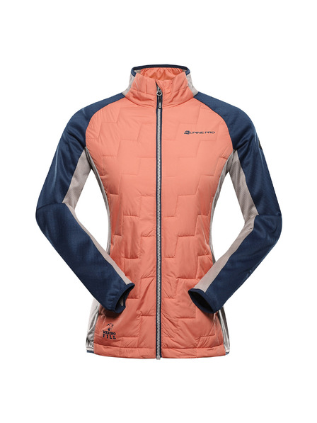 ALPINE PRO Bluză cu umplutură din lână merino damă ALPINE PRO JORWA tawny orange