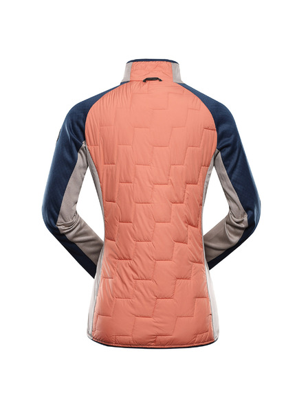ALPINE PRO Bluză cu umplutură din lână merino damă ALPINE PRO JORWA tawny orange