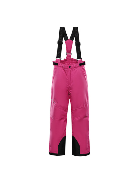 ALPINE PRO Pantaloni de schi copii cu membrană ptx snow ALPINE PRO EDESO 2 fuchsia fedora
