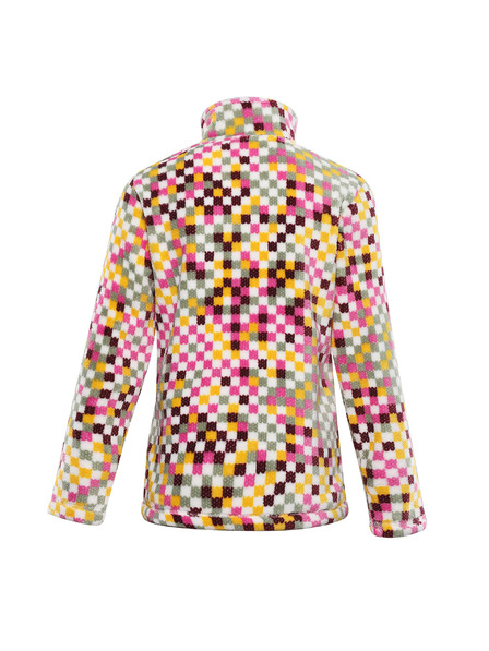 ALPINE PRO Hanorac fleece cu supratherm pentru copii ALPINE PRO EFLINO fuchsia fedora variantă pc