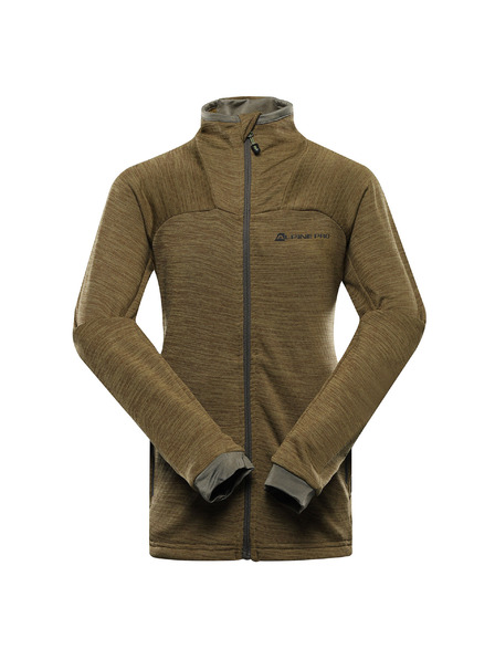 ALPINE PRO Hanorac uscare rapidă pentru copii ALPINE PRO ONNECO 3 verde țestoasă