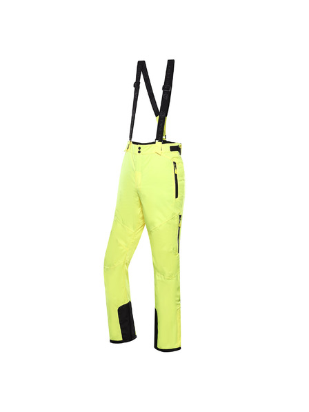 ALPINE PRO Pantaloni de schi pentru bărbați cu membrană ptx ALPINE PRO LERMON nano yellow
