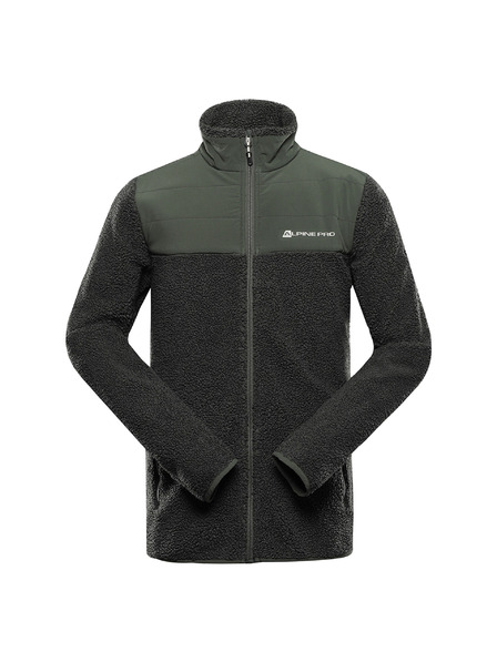 ALPINE PRO Hanorac sherpa cu supratherm pentru bărbați ALPINE PRO FERAD 2 petrol