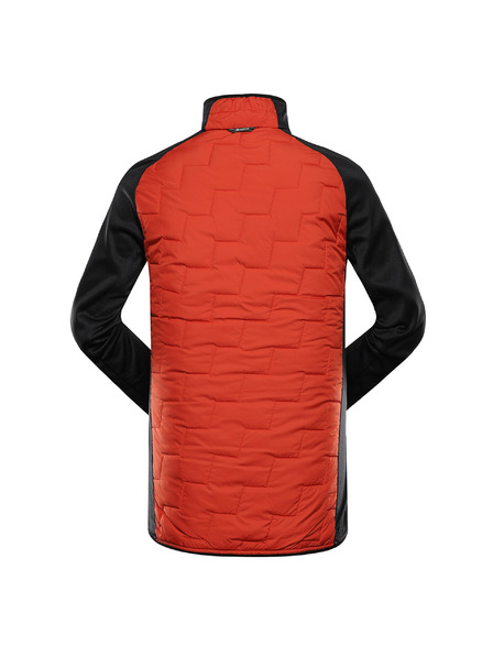 ALPINE PRO Hanorac cu umplutură merino pentru bărbați ALPINE PRO JORW red clay