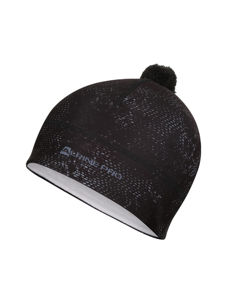 ALPINE PRO Cască funcțională cu pompom ALPINE PRO ABERE black varianta pc