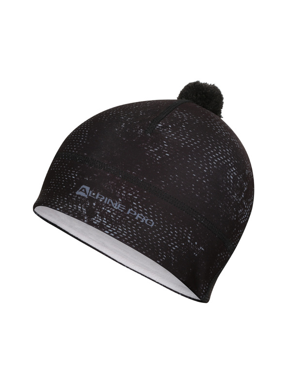 ALPINE PRO Cască funcțională cu pompom ALPINE PRO ABERE black varianta pc