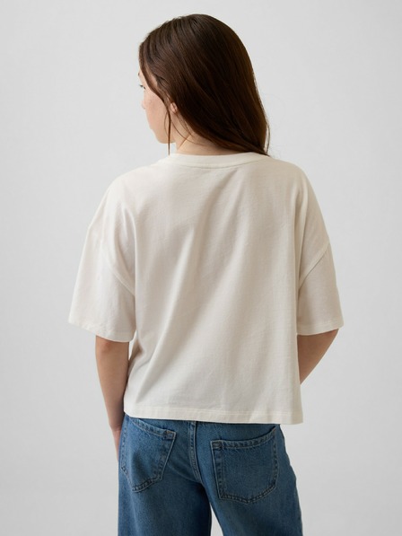 GAP Tricou oversize cu logo pentru copii GAP