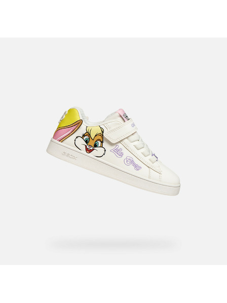 Geox Antrenori Geox Eclyper albi pentru fete