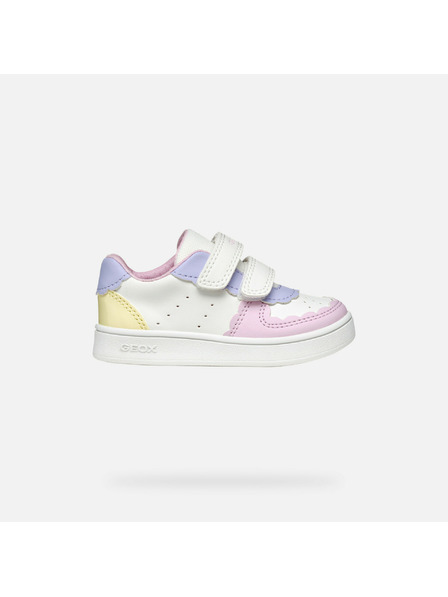 Geox Antrenori Geox Eclyper albi pentru fete