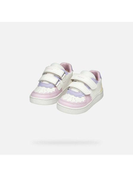 Geox Antrenori Geox Eclyper albi pentru fete