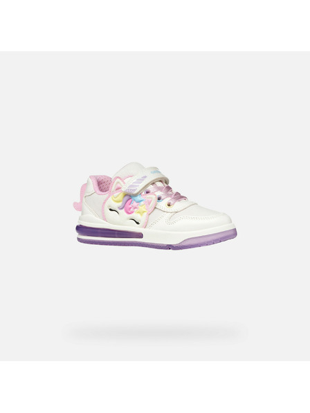 Geox Tenișiuri fată alb Geox Sketlite