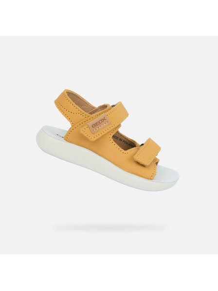 Geox Sandale băiat galben Geox Lightfloppy