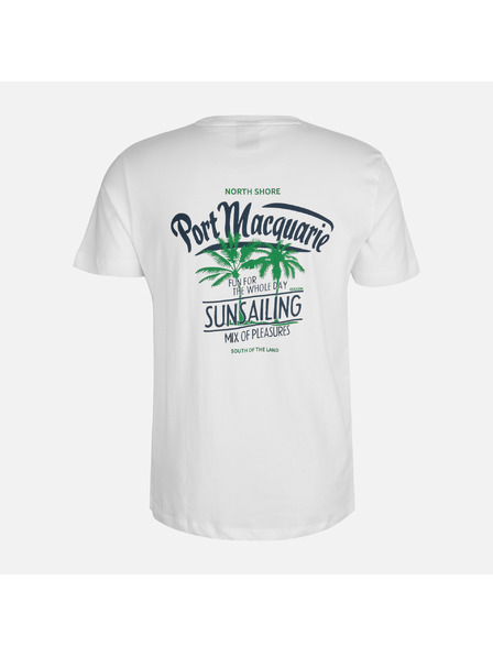 Geox Tricou Geox alb pentru bărbați