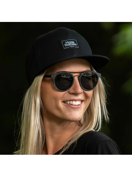 Horsefeathers Ochelari de soare Nomad - brushed black/gray