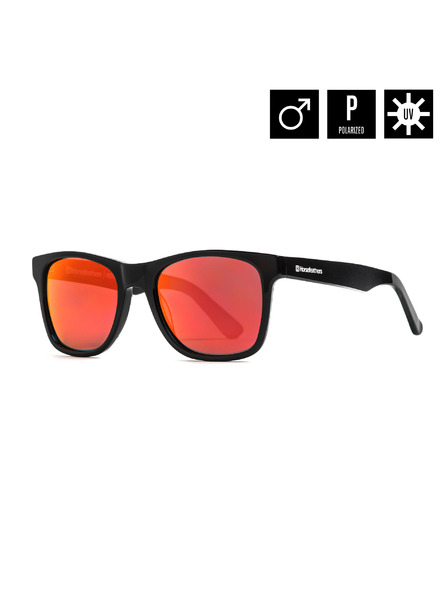 Horsefeathers Ochelari de soare Foster - gloss black/mirror red