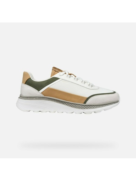 Geox Adidași albi pentru bărbați Geox Spherica Actif X1