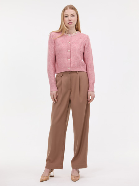 Orsay Cardigan roz deschis pentru femei cu aplicație ORSAY