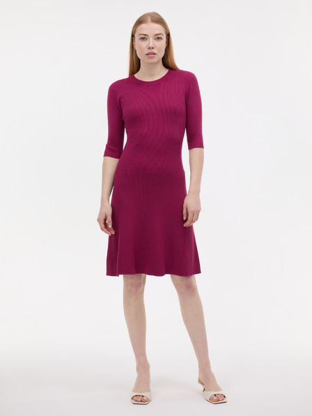 Orsay Rochie de damă vișinie până la genunchi ORSAY