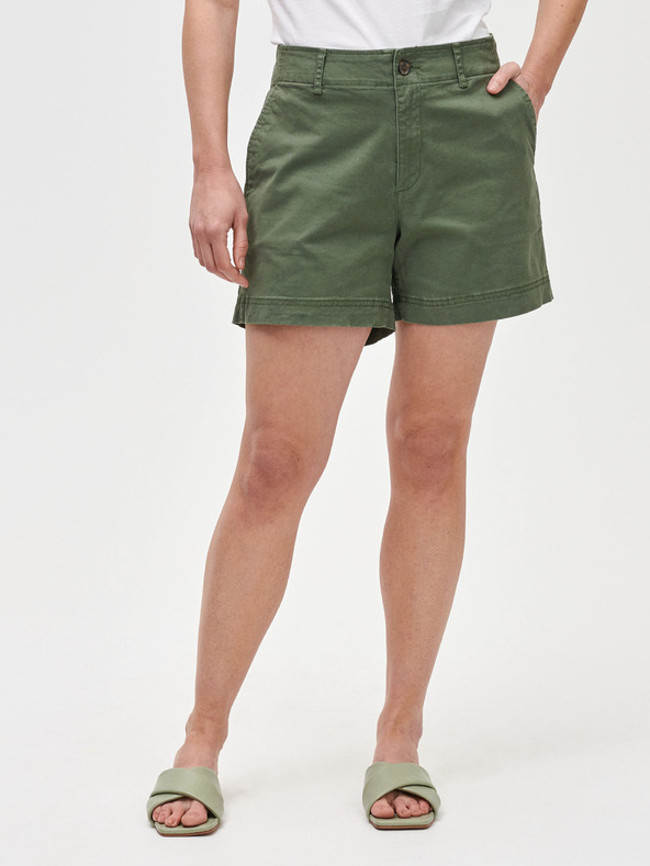 GAP Șort mid rise khaki GAP